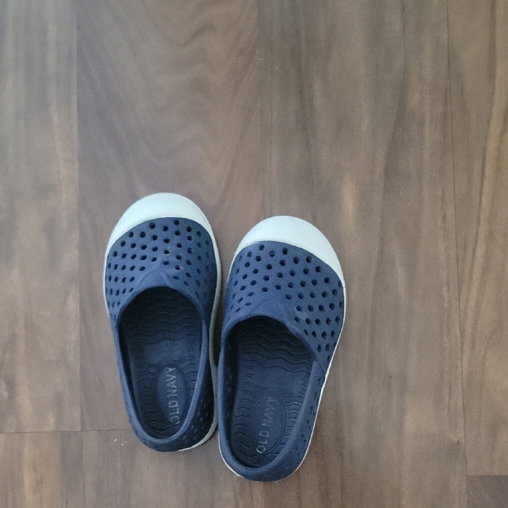 Kids Navy Slip-On Shoes - Picture 2 of 3